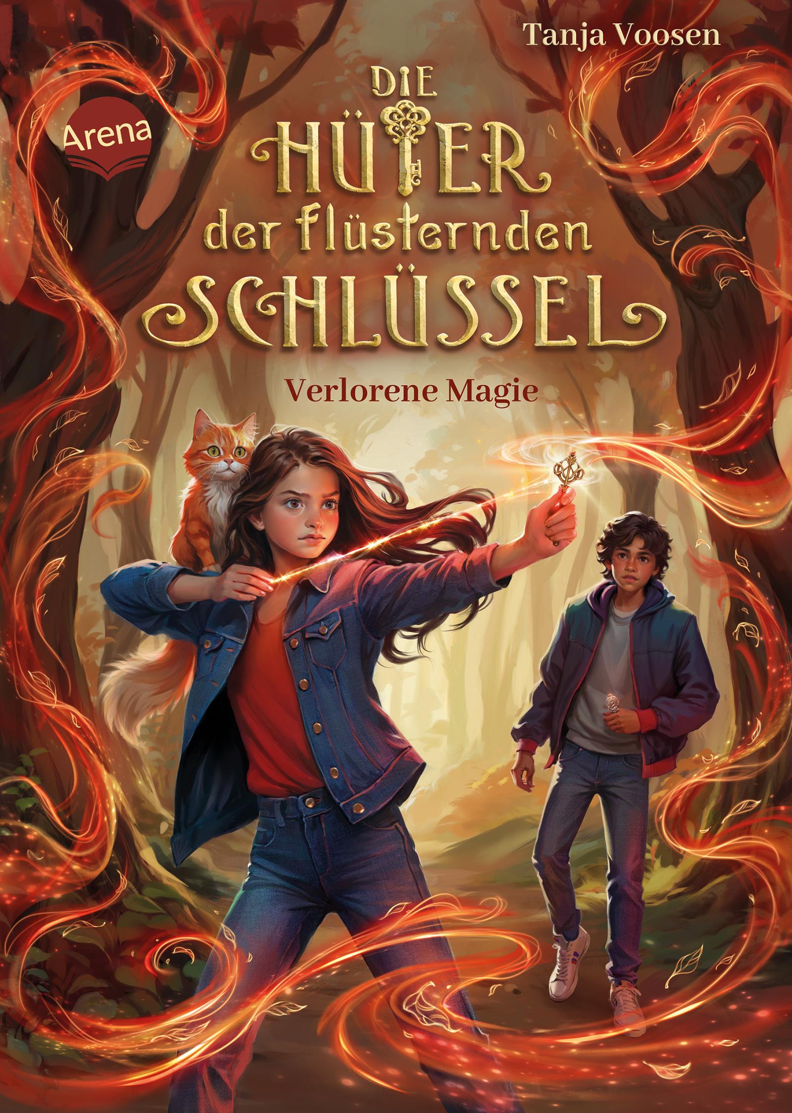 Vorderes Coverbild Die Hüter der flüsternden Schlüssel (1). Verlorene Magie