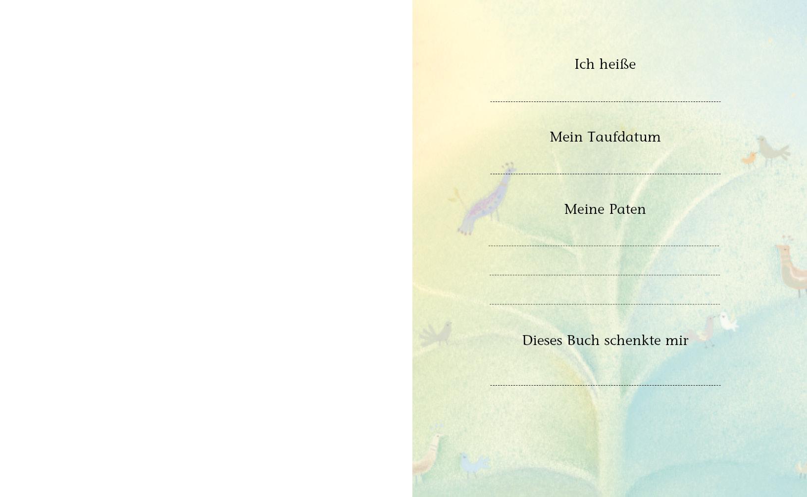 Beispielinhalt (Bild) Schön, dass du bei uns bist!