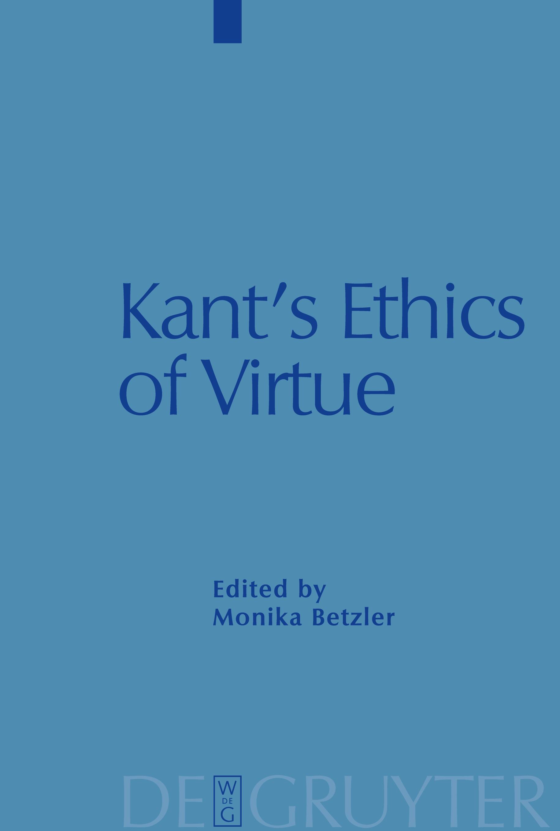 Vorderes Coverbild Kant's Ethics of Virtue