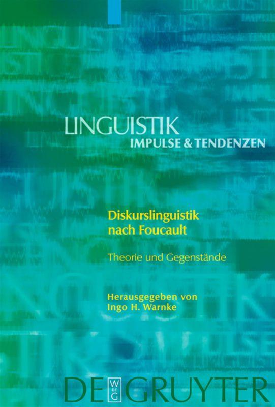 Vorderes Coverbild Diskurslinguistik nach Foucault