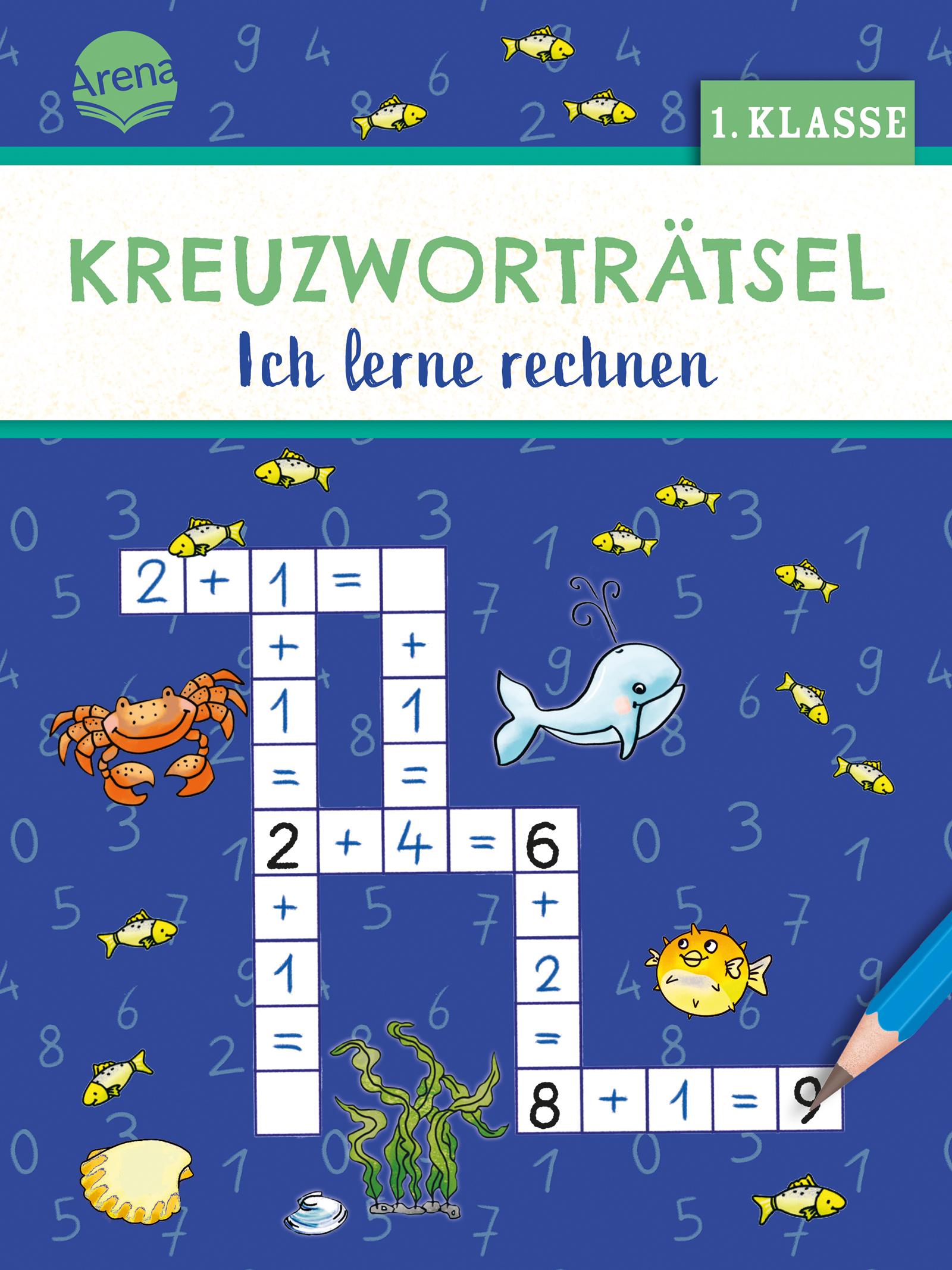 Vorderes Coverbild Kreuzworträtsel. Ich lerne rechnen (1. Klasse)