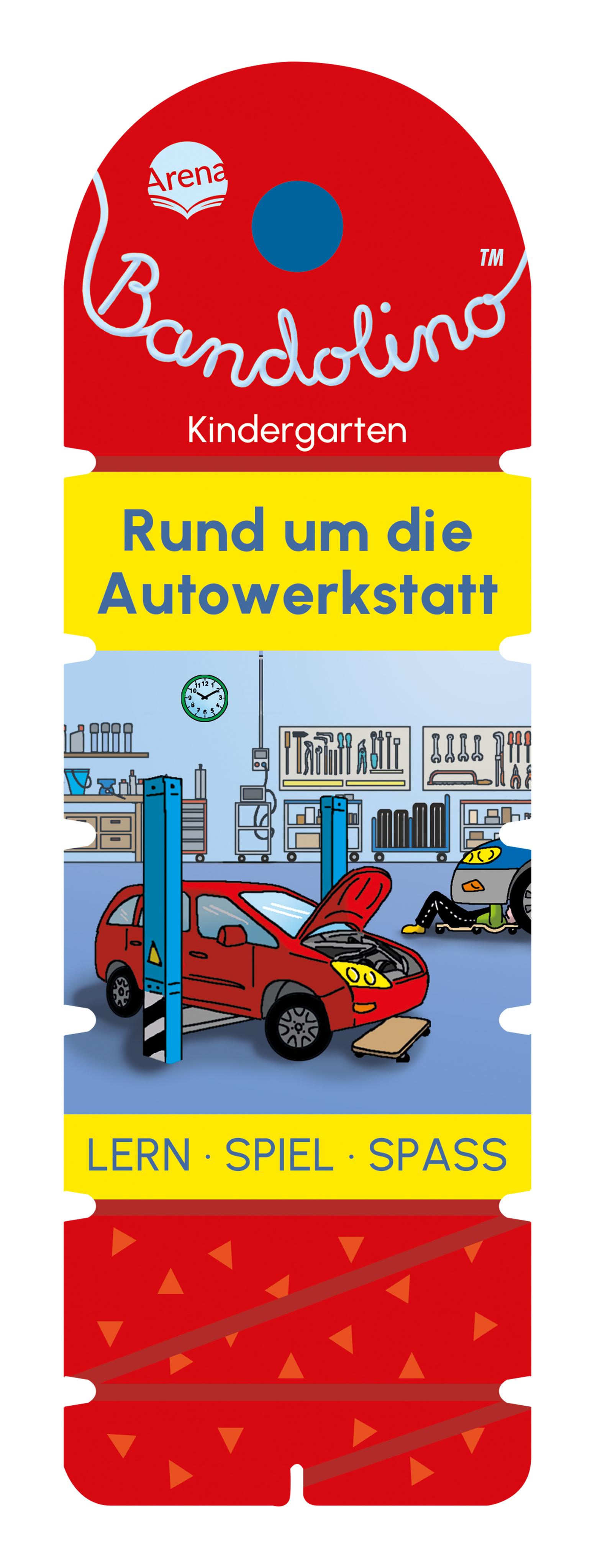 Vorderes Coverbild Bandolino. Rund um die Autowerkstatt