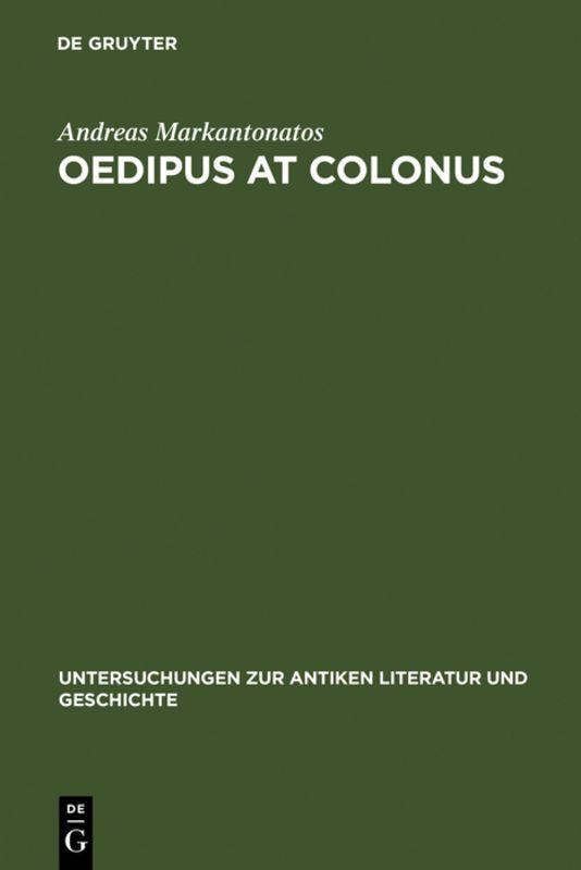 Vorderes Coverbild Oedipus at Colonus