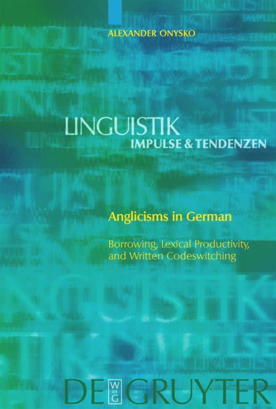 Vorderes Coverbild Anglicisms in German