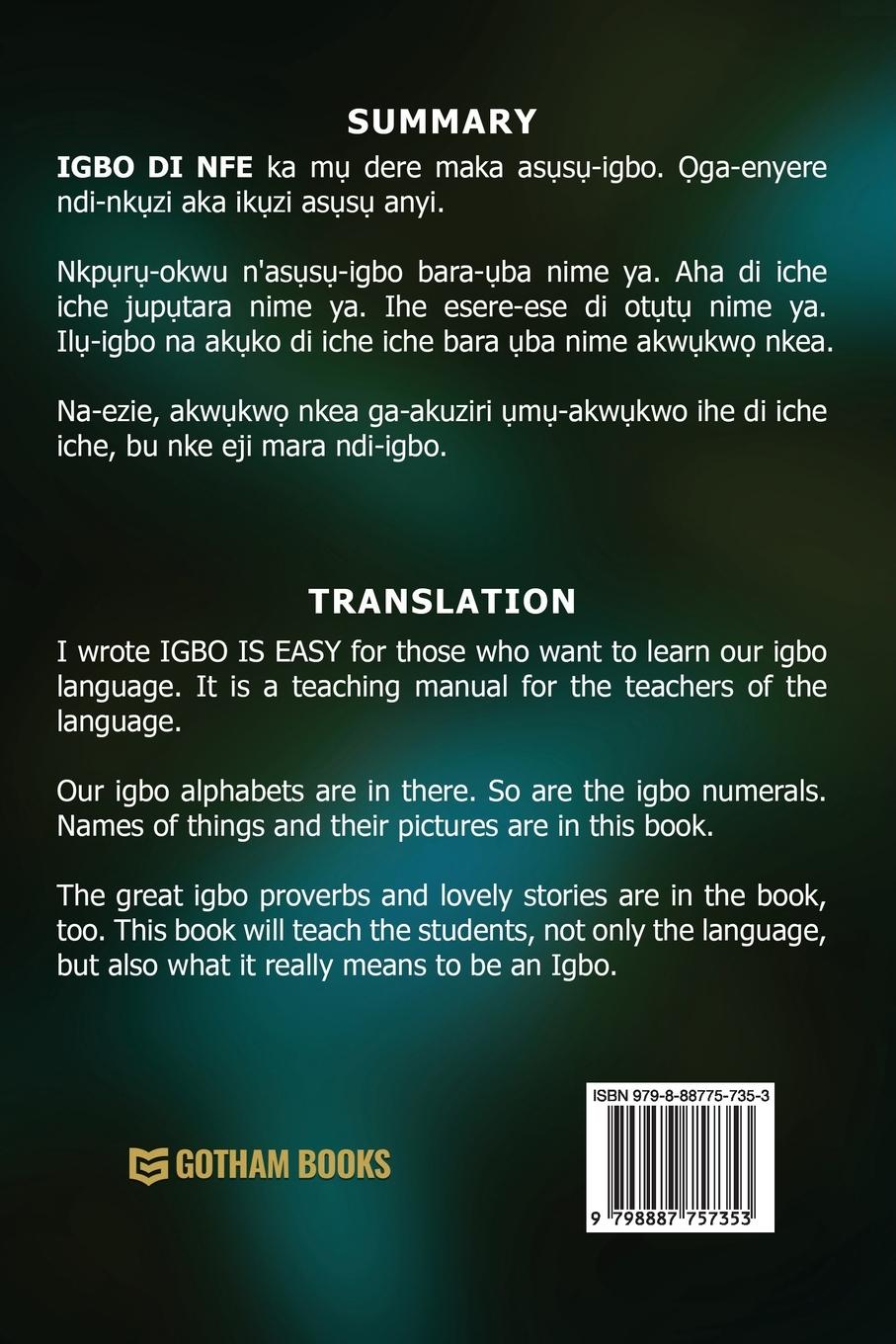 Rückseitencover IGBO DI NFE