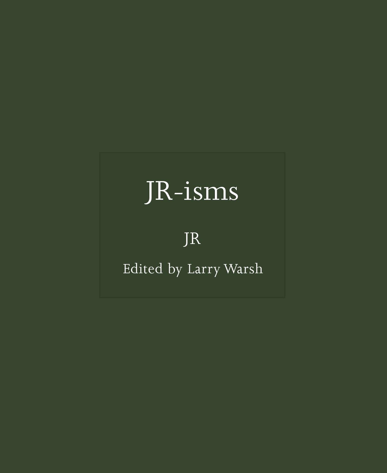 Vorderes Coverbild Jr-Isms