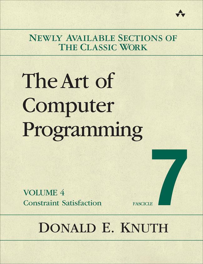 Vorderes Coverbild The Art of Computer Programming, Volume 4, Fascicle 7