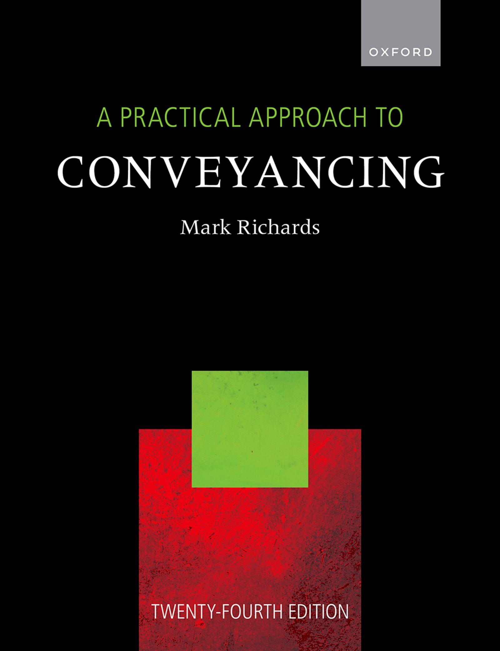 Vorderes Coverbild A Practical Approach to Conveyancing