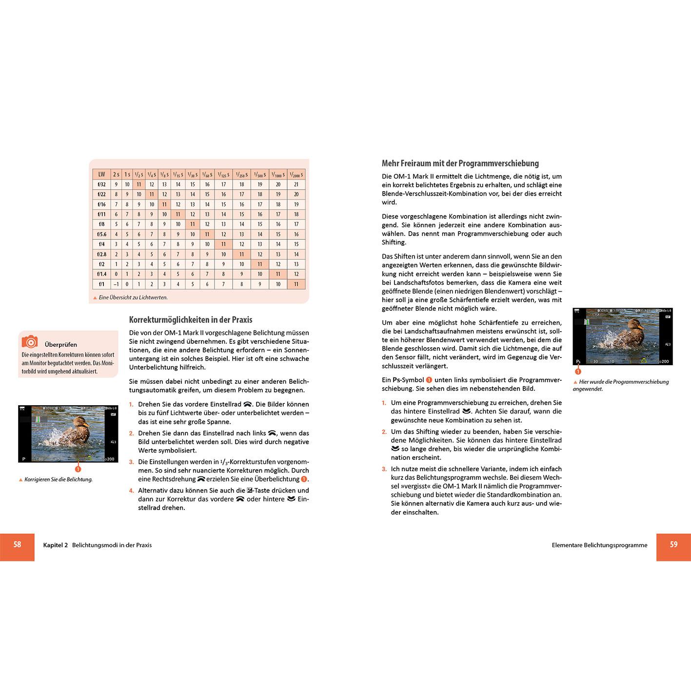 Beispielinhalt (Bild) OM System OM-1 Mark II: Das umfangreiche Praxisbuch zu Ihrer Profi-Kamera