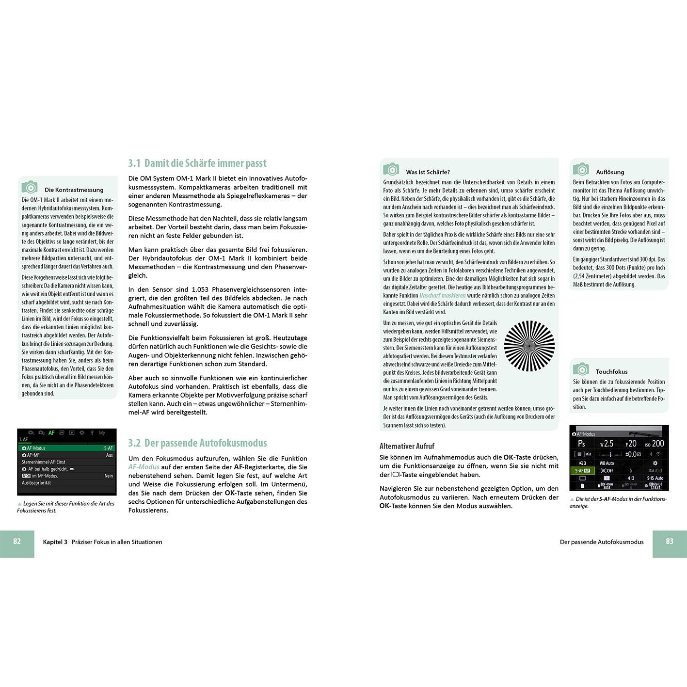 Beispielinhalt (Bild) OM System OM-1 Mark II: Das umfangreiche Praxisbuch zu Ihrer Profi-Kamera