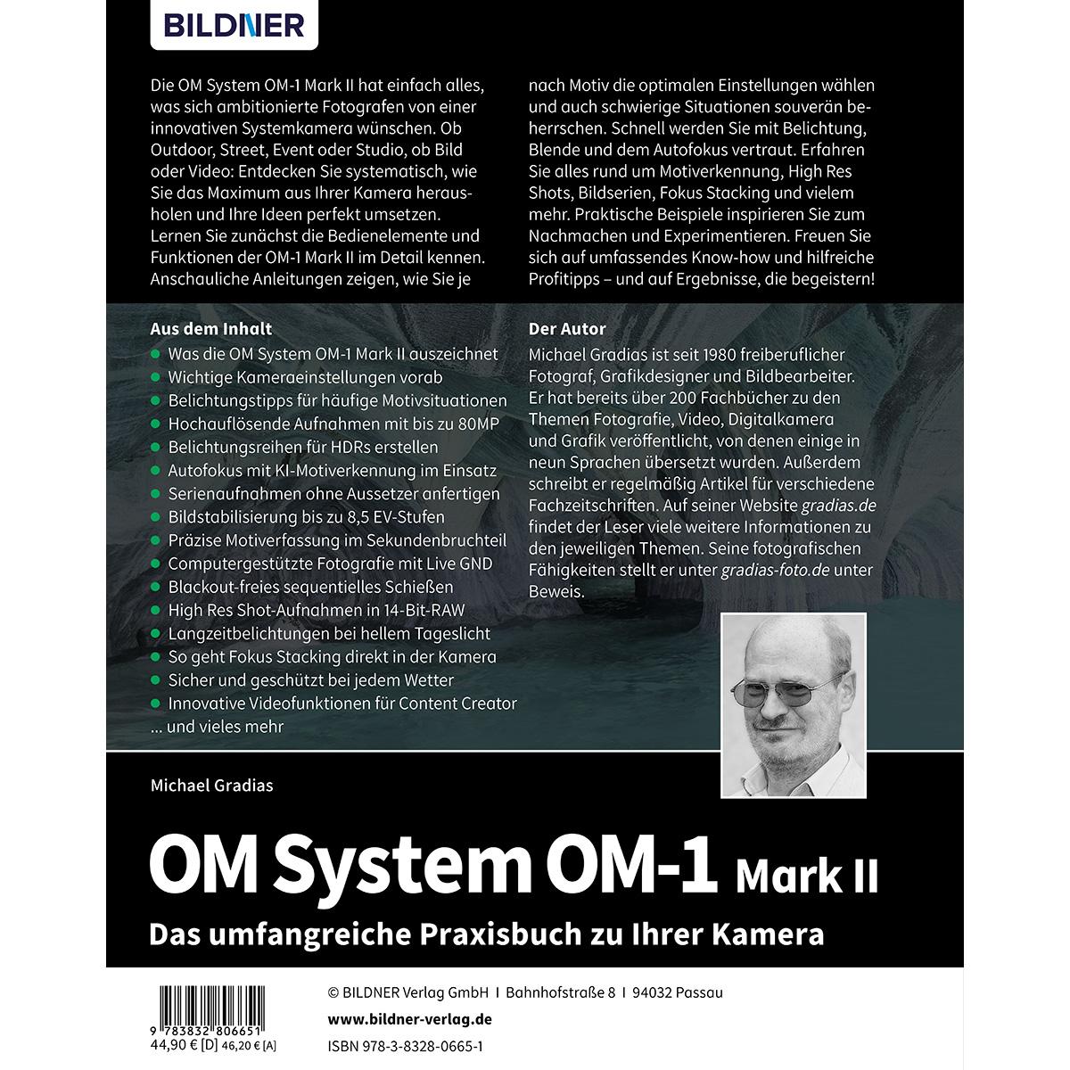 Rückseitencover OM System OM-1 Mark II: Das umfangreiche Praxisbuch zu Ihrer Profi-Kamera