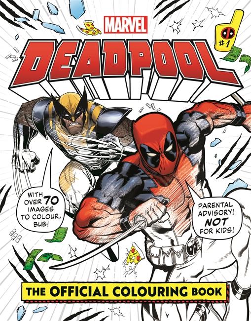 Vorderes Coverbild Marvel's Deadpool: The Official Colouring Book