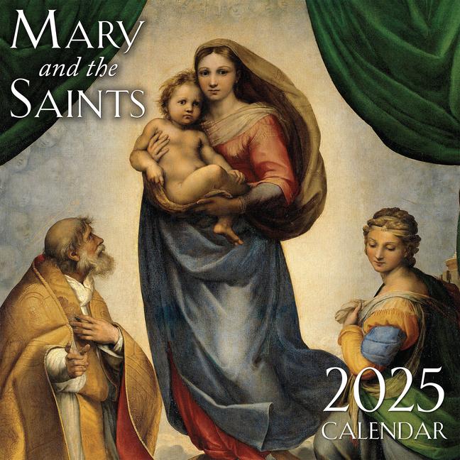 Vorderes Coverbild 2025 Mary and the Saints Wall Calendar