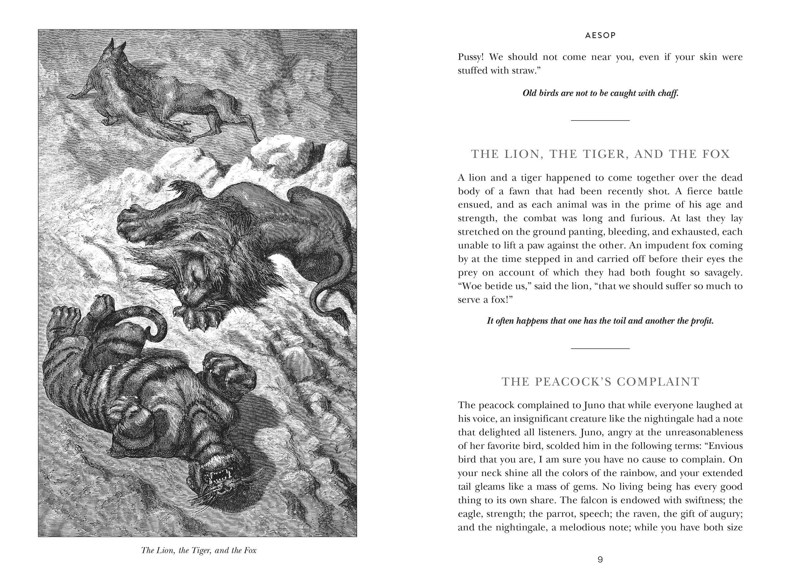 Beispielinhalt (Bild) Aesop's Fables (Special Edition)