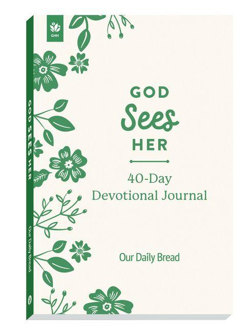 Vorderes Coverbild God Sees Her 40-Day Devotional Journal
