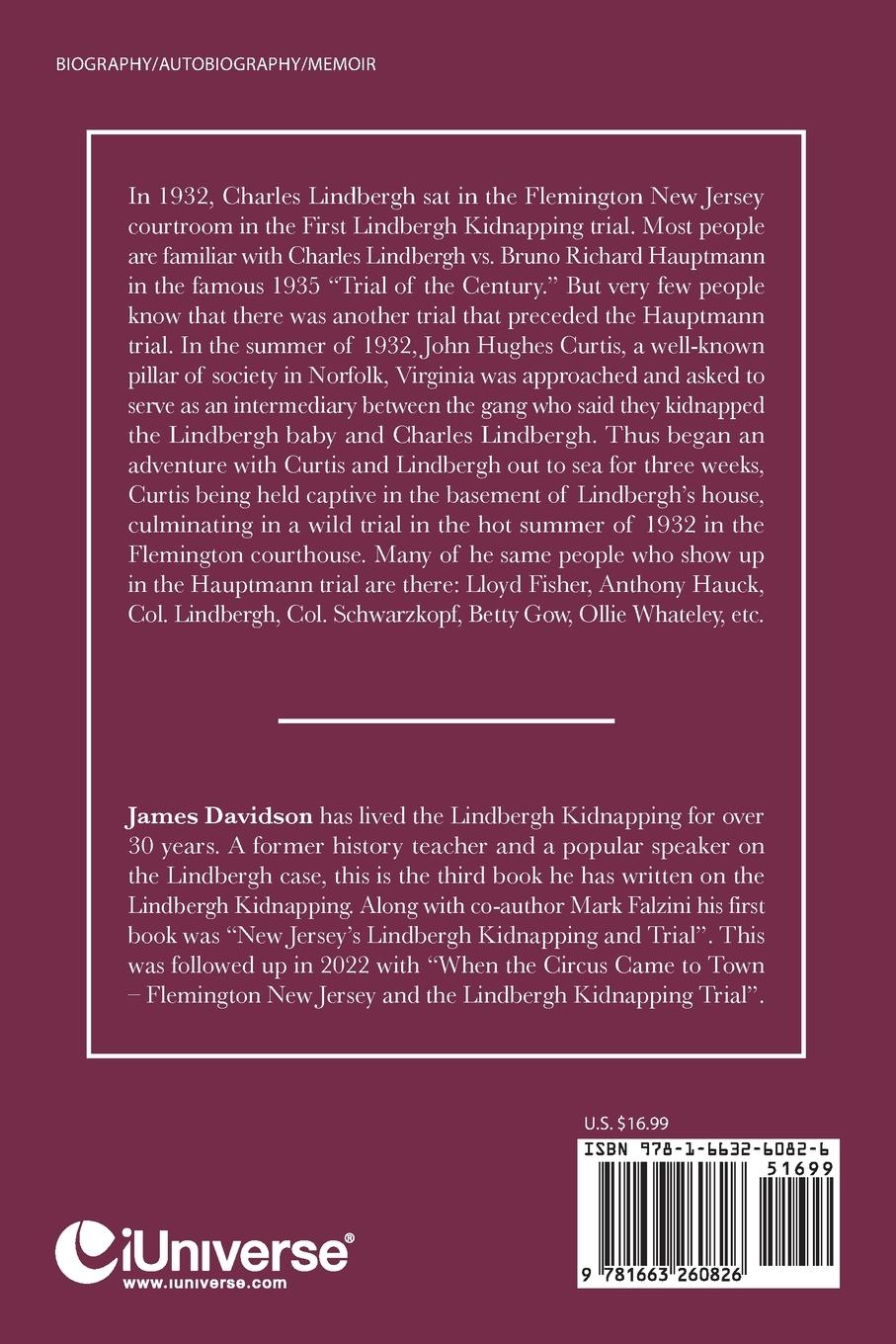 Rückseitencover THE OTHER LINDBERGH KIDNAPPING TRIAL