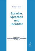 Vorderes Coverbild Sprache, Sprechen und Identität