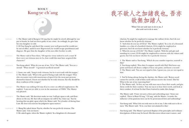 Beispielinhalt (Bild) Confucius: The Analects