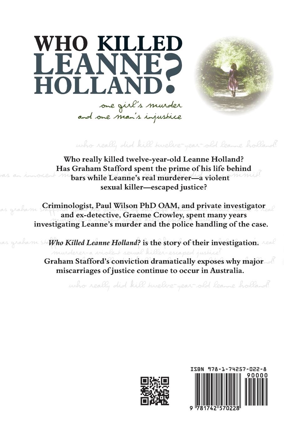 Rückseitencover Who Killed Leanne Holland?