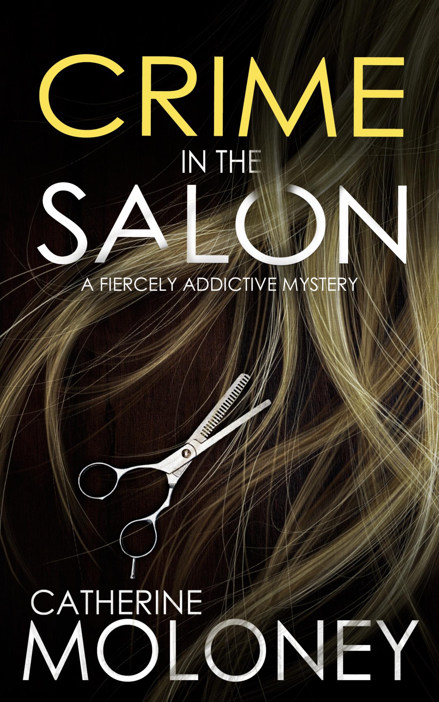 Vorderes Coverbild CRIME IN THE SALON a fiercely addictive mystery