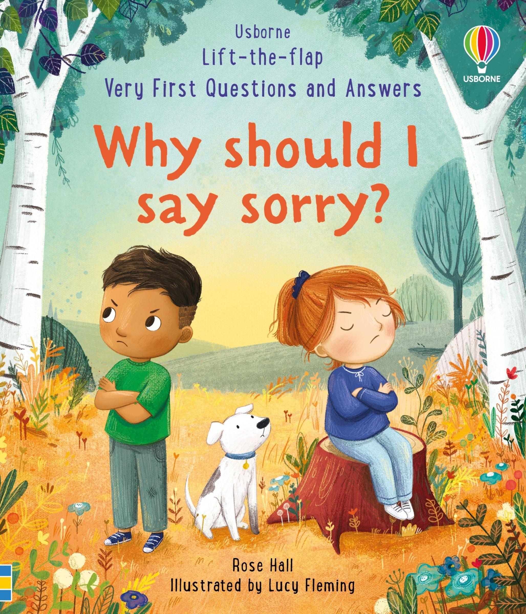 Vorderes Coverbild Very First Questions & Answers: Why Should I Say Sorry?