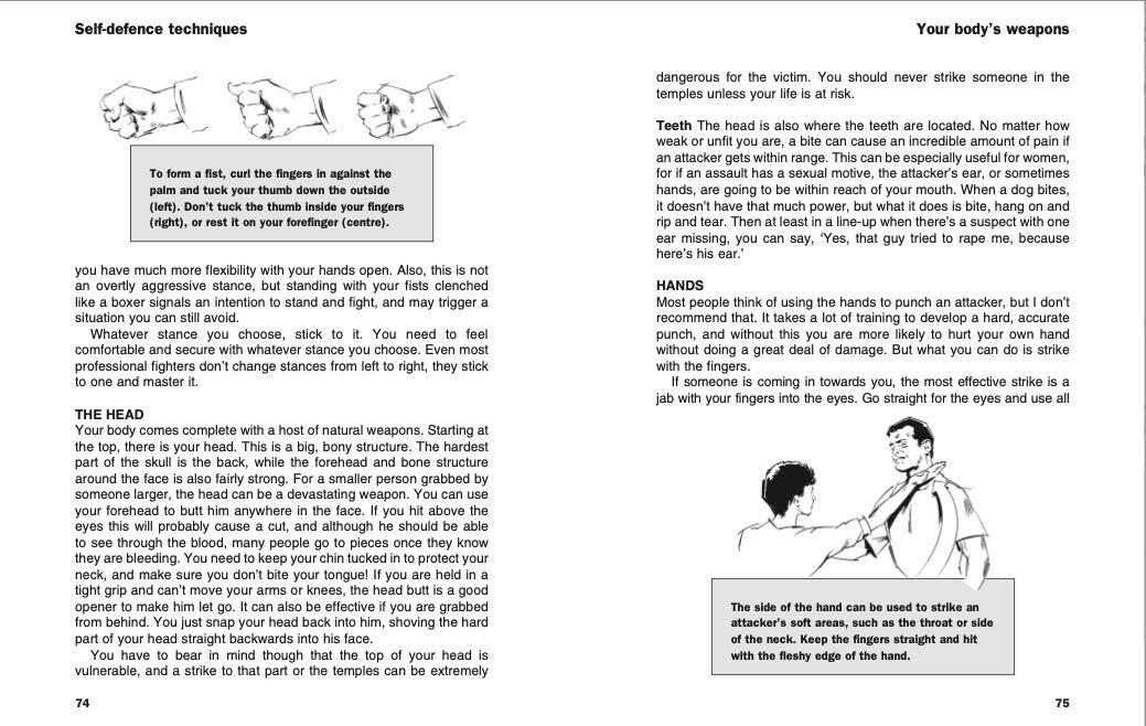 Beispielinhalt (Bild) SAS and Special Forces Self Defence