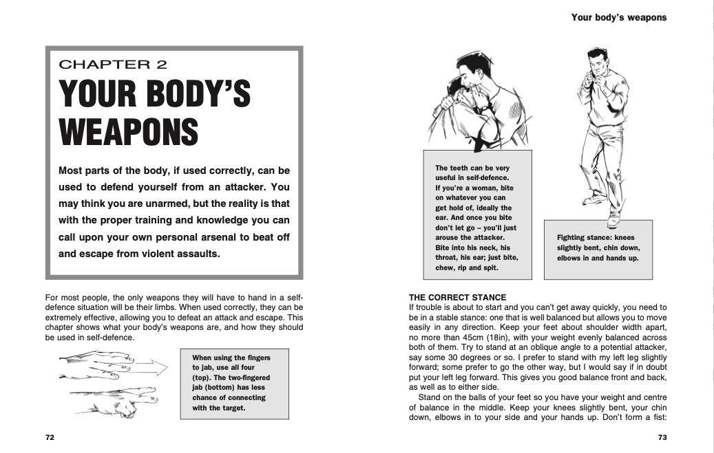 Beispielinhalt (Bild) SAS and Special Forces Self Defence