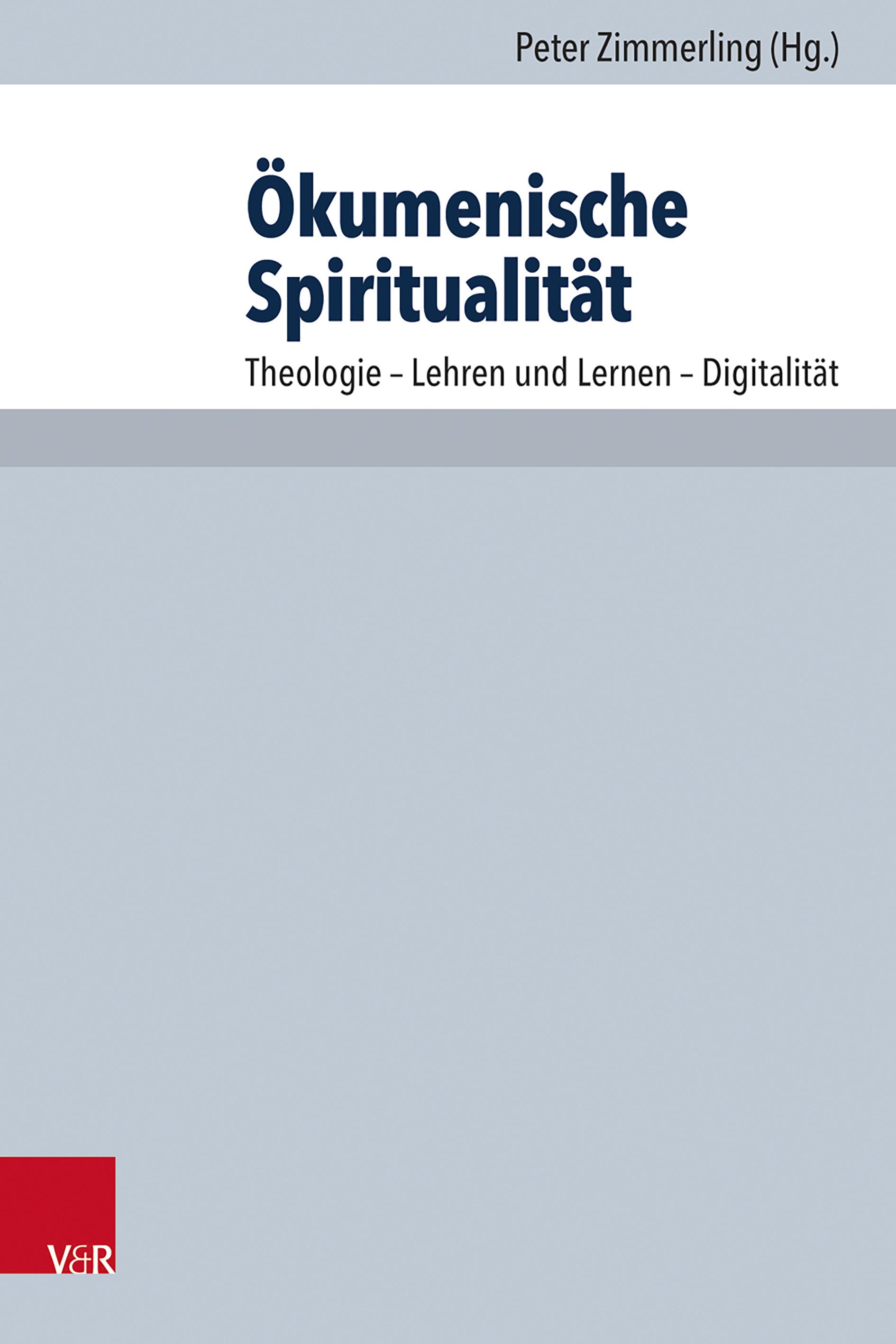 Vorderes Coverbild Ökumenische Spiritualität