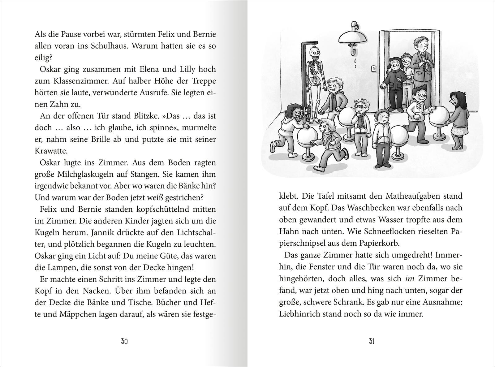 Beispielinhalt (Bild) Ein Schuljahr voller Zauberei - Bruchpilot statt Pausenbrot (Ein Schuljahr voller Zauberei 4)