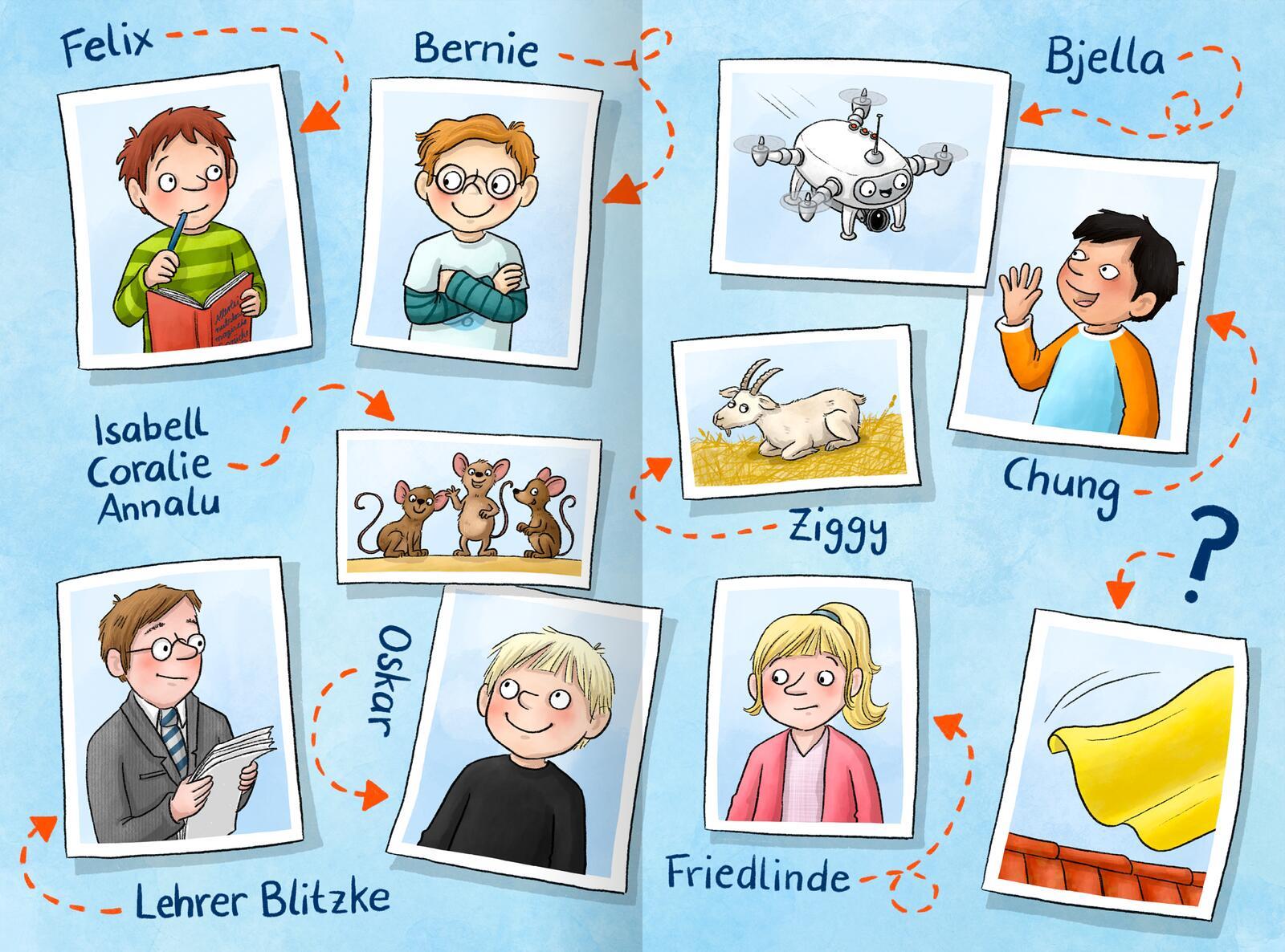 Beispielinhalt (Bild) Ein Schuljahr voller Zauberei - Bruchpilot statt Pausenbrot (Ein Schuljahr voller Zauberei 4)