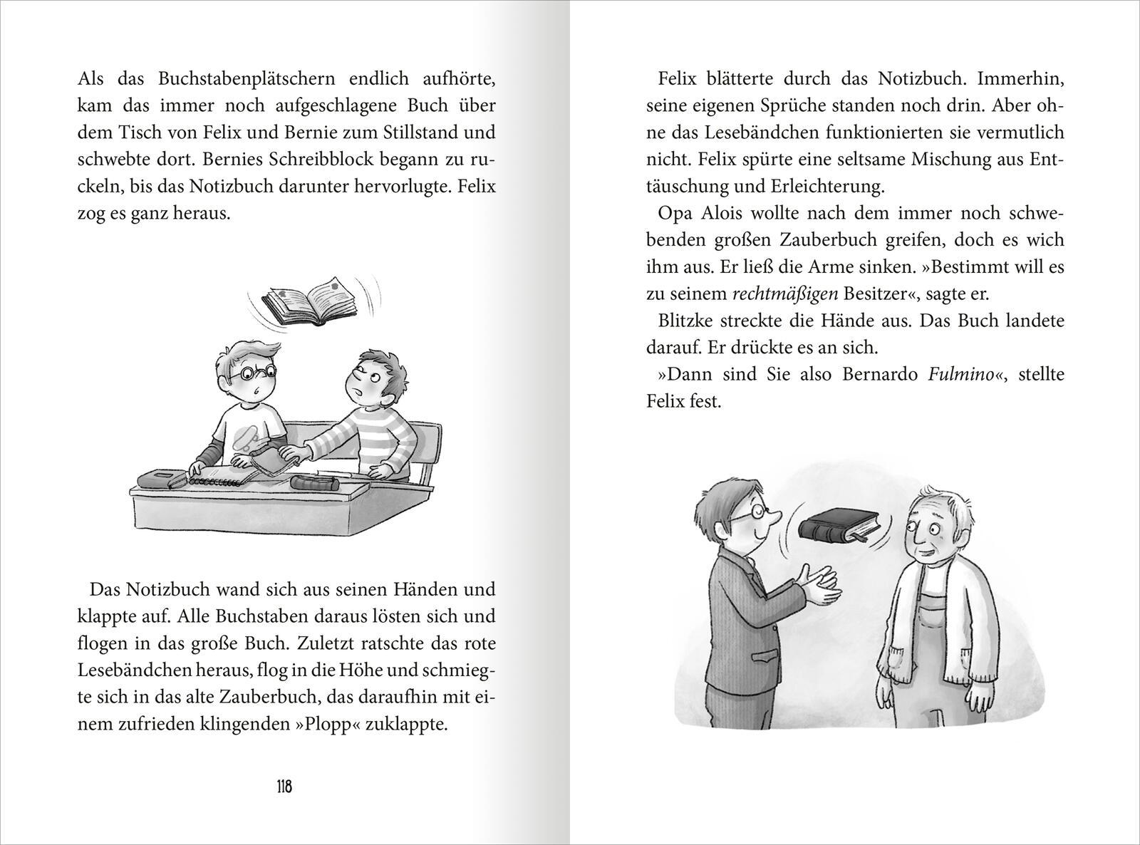 Beispielinhalt (Bild) Ein Schuljahr voller Zauberei - Bruchpilot statt Pausenbrot (Ein Schuljahr voller Zauberei 4)