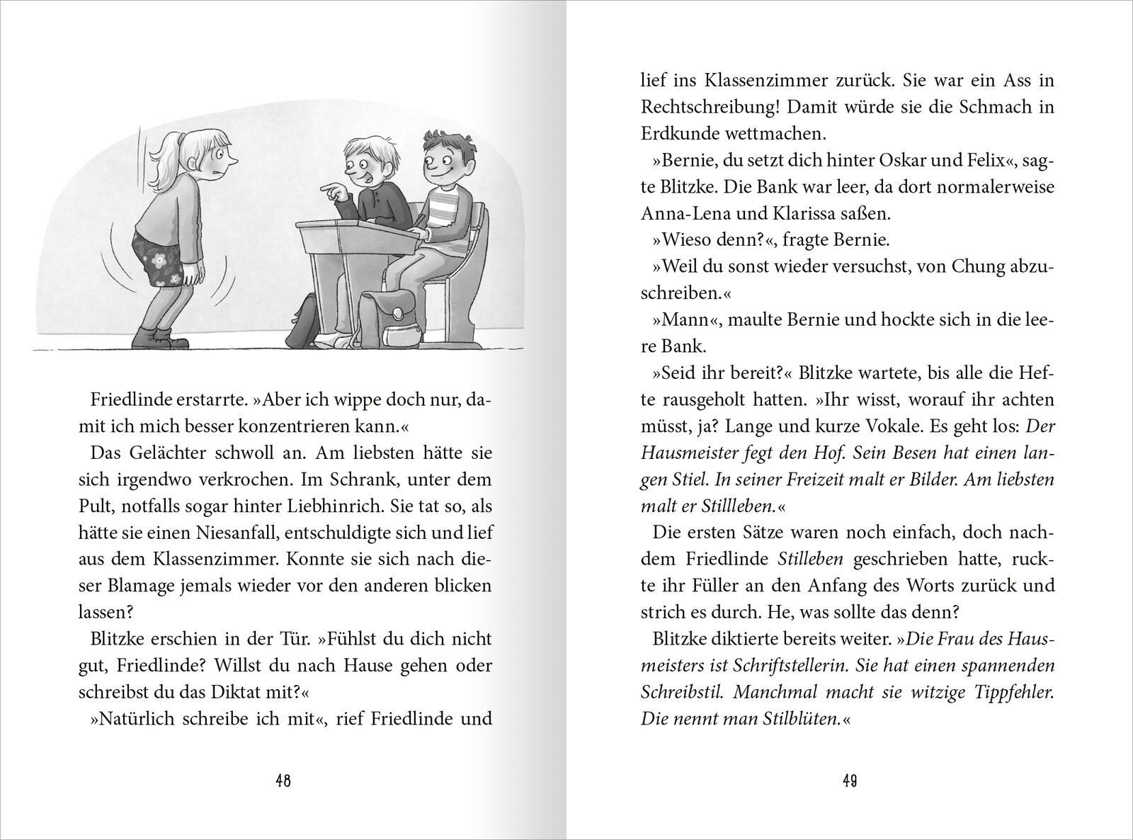 Beispielinhalt (Bild) Ein Schuljahr voller Zauberei - Freistunde statt Erdkunde (Ein Schuljahr voller Zauberei 3)