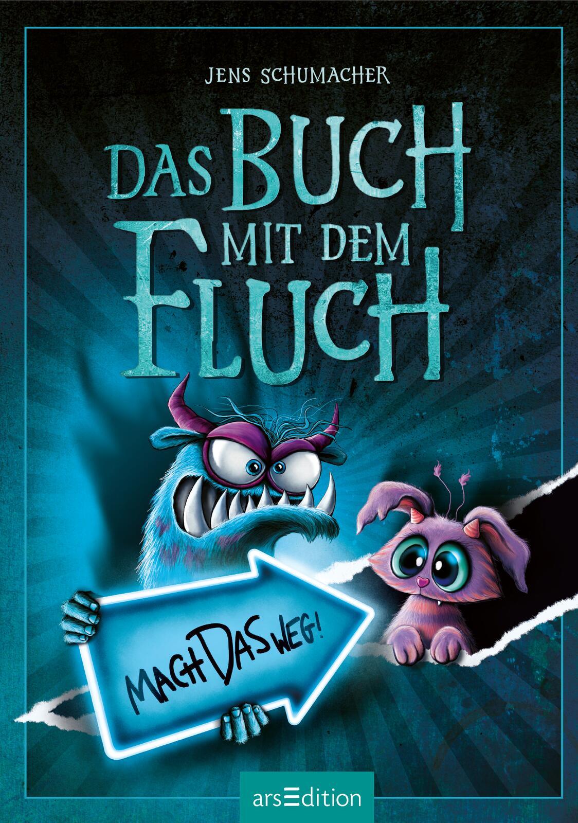 Beispielinhalt (Bild) Das Buch mit dem Fluch - Mach das weg! (Das Buch mit dem Fluch 4)