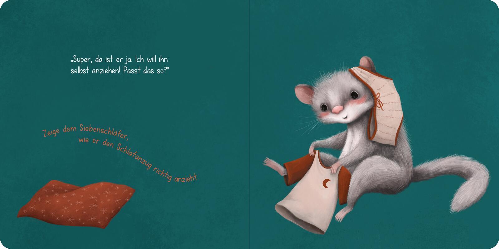 Beispielinhalt (Bild) Gute Nacht! Sei so nett und bring mich ins Bett!