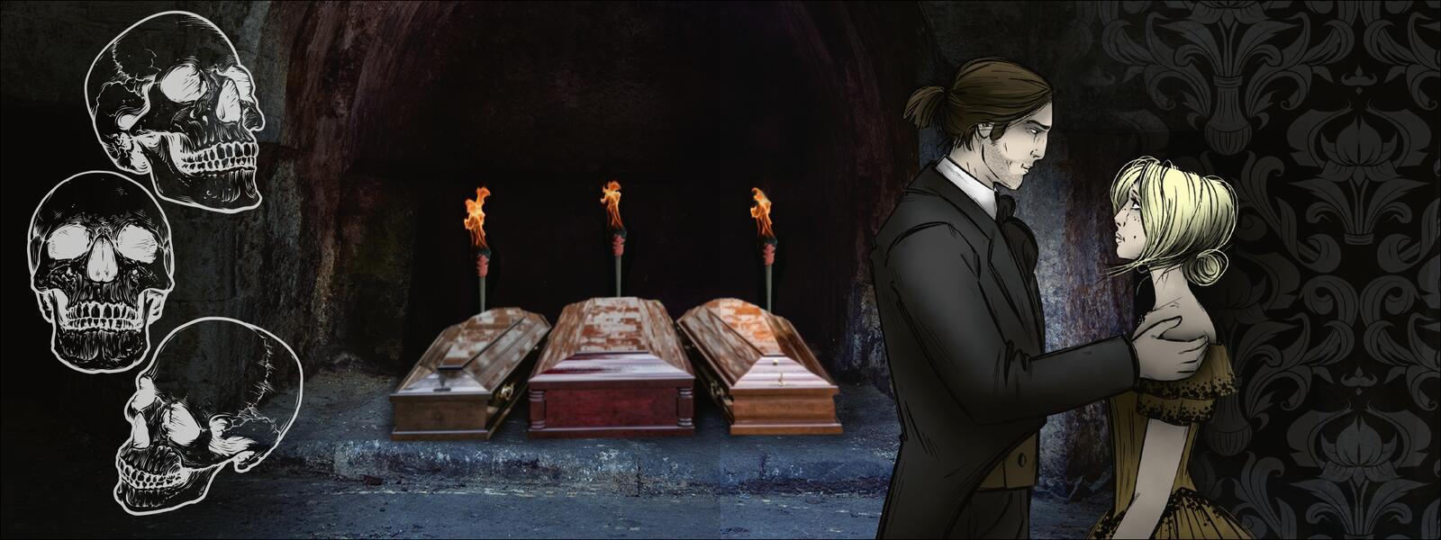 Beispielinhalt (Bild) Escape Room: Entkomme Draculas Fängen