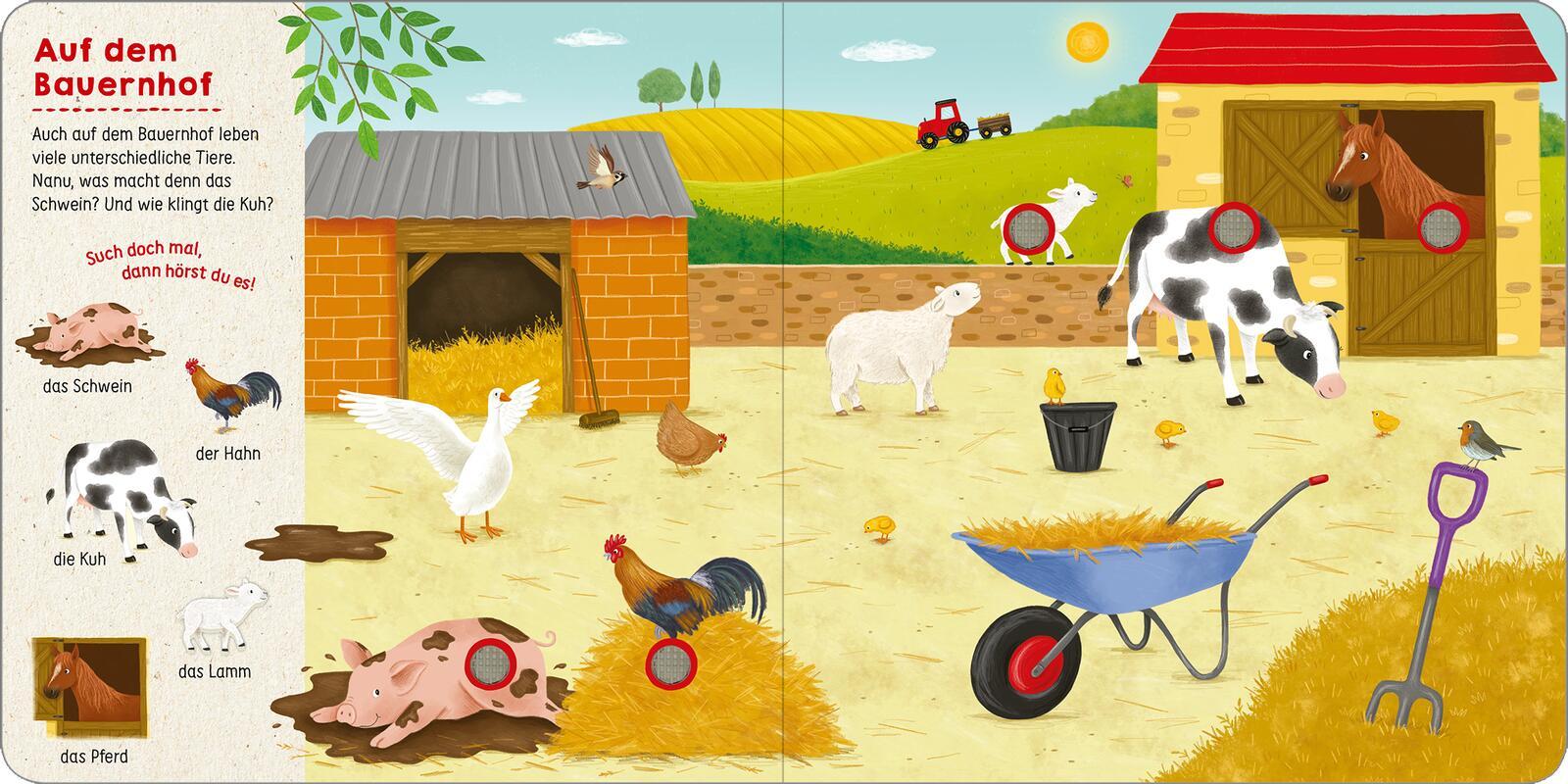 Beispielinhalt (Bild) Such mal, hör mal! Bei den Tieren