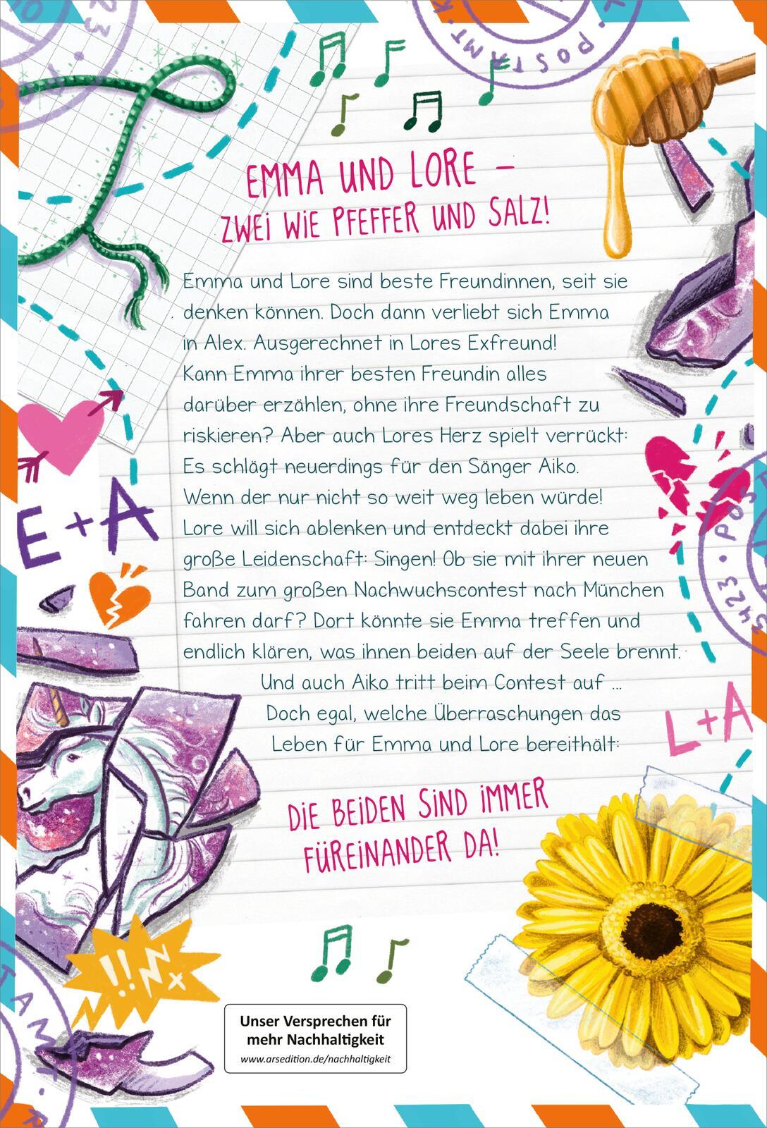 Rückseitencover PS: Du bist immer für mich da! (PS: Du bist die Beste! 4)