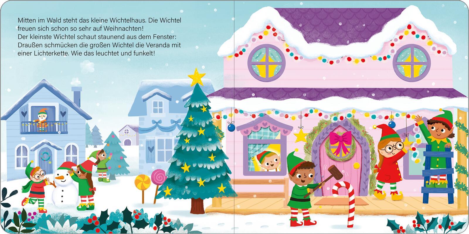 Beispielinhalt (Bild) Weihnachten bei Familie Wichtel