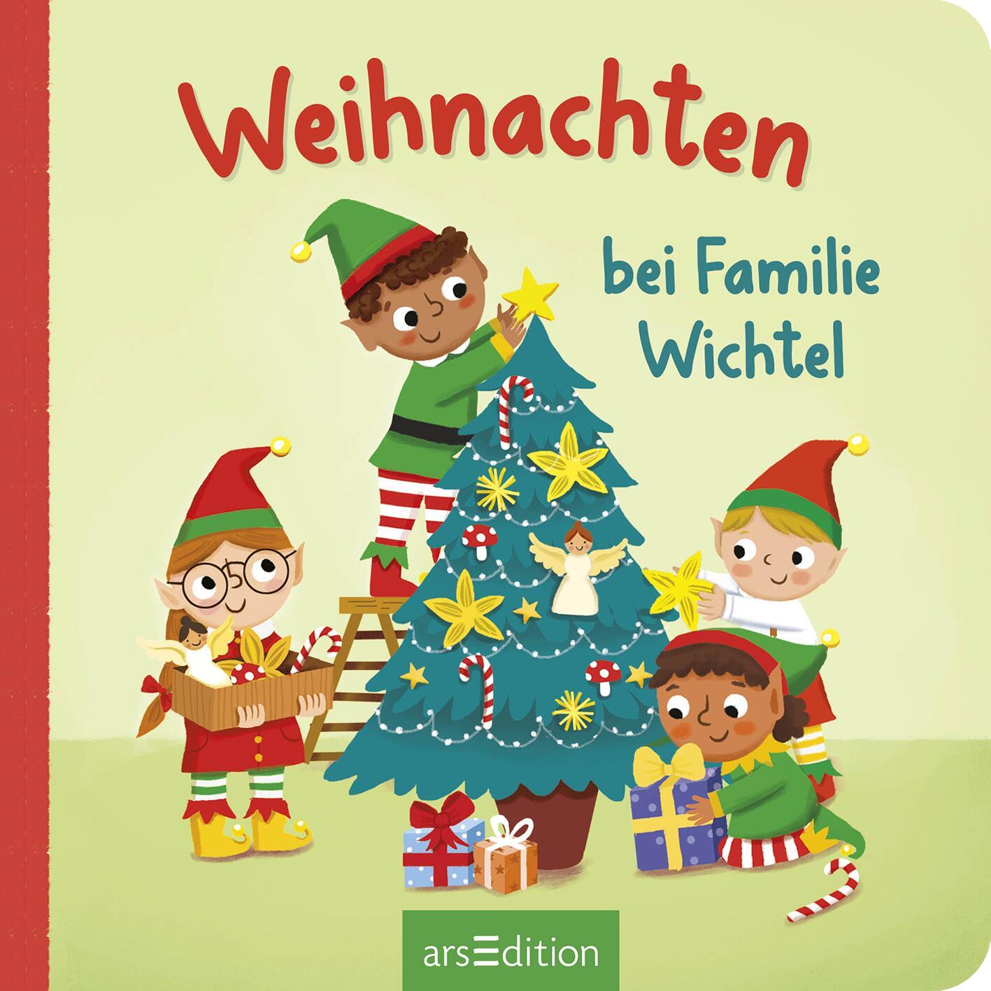 Beispielinhalt (Bild) Weihnachten bei Familie Wichtel