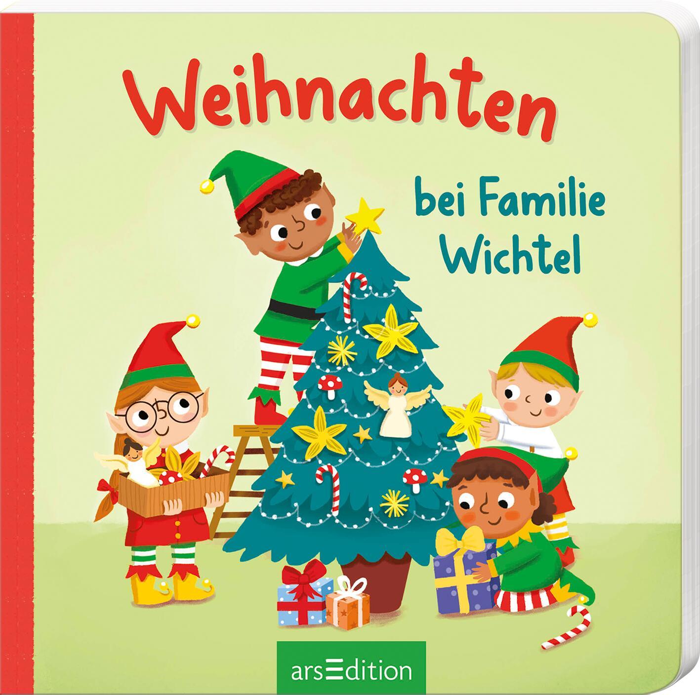 Vorderes Coverbild Weihnachten bei Familie Wichtel