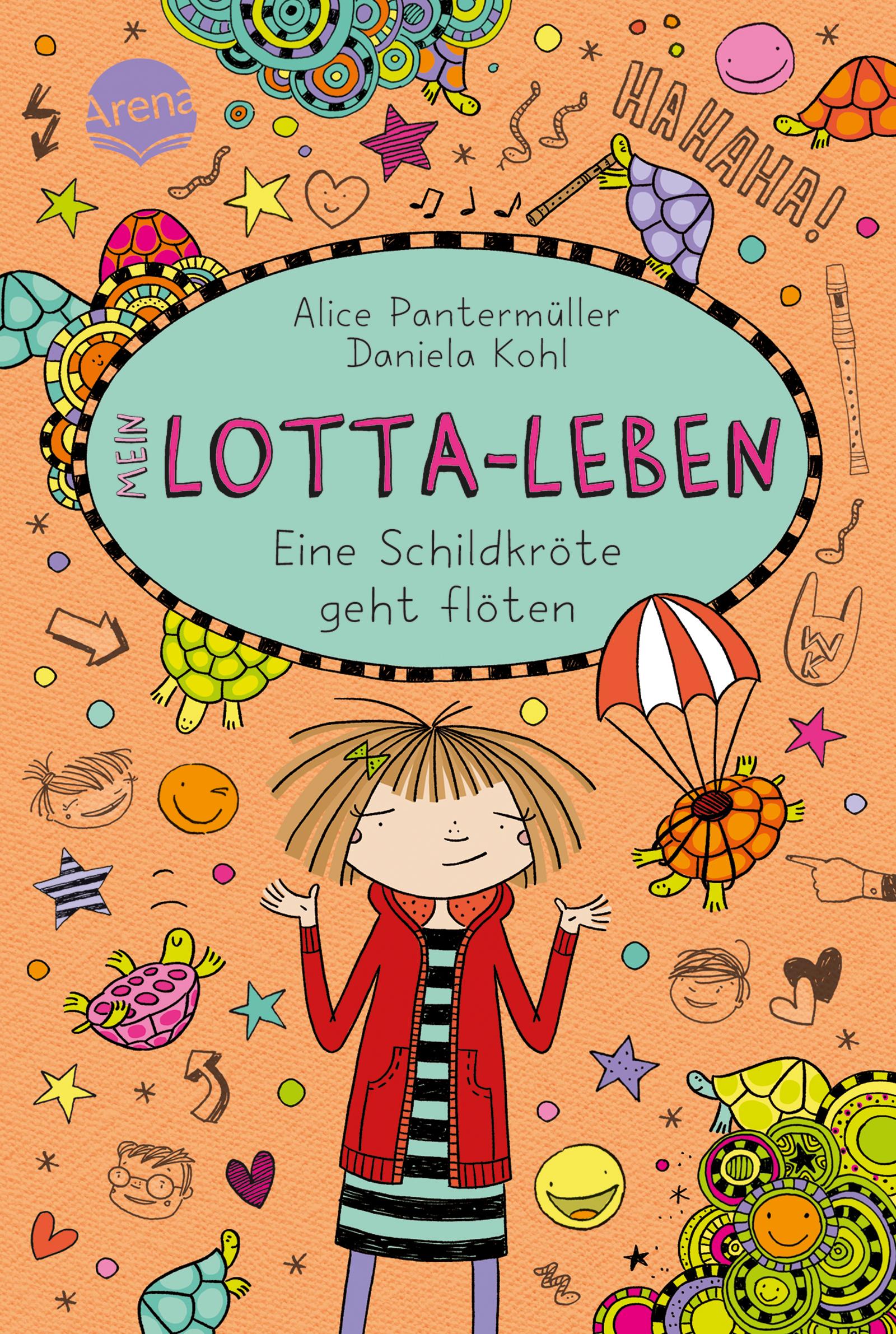 Vorderes Coverbild Mein Lotta-Leben. Eine Schildkröte geht flöten