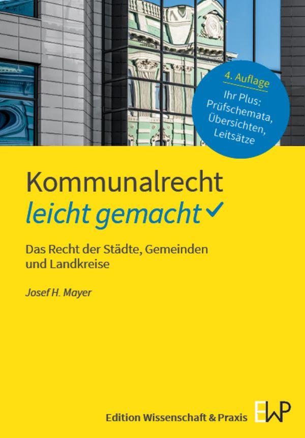 Vorderes Coverbild Kommunalrecht - leicht gemacht