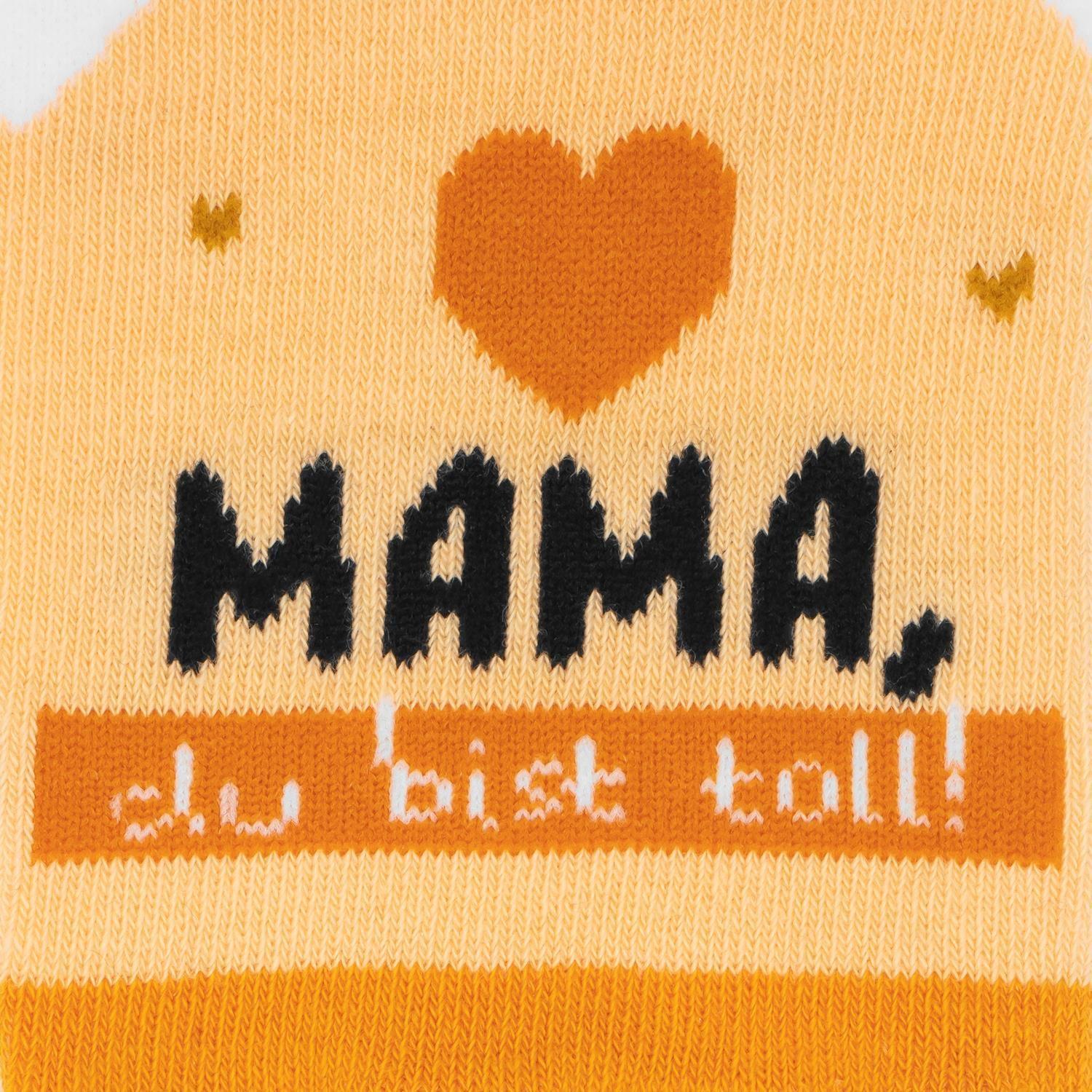 Beispielinhalt (Bild) GRUSS & CO Zaubersocken Motiv " Mama, du bist toll"