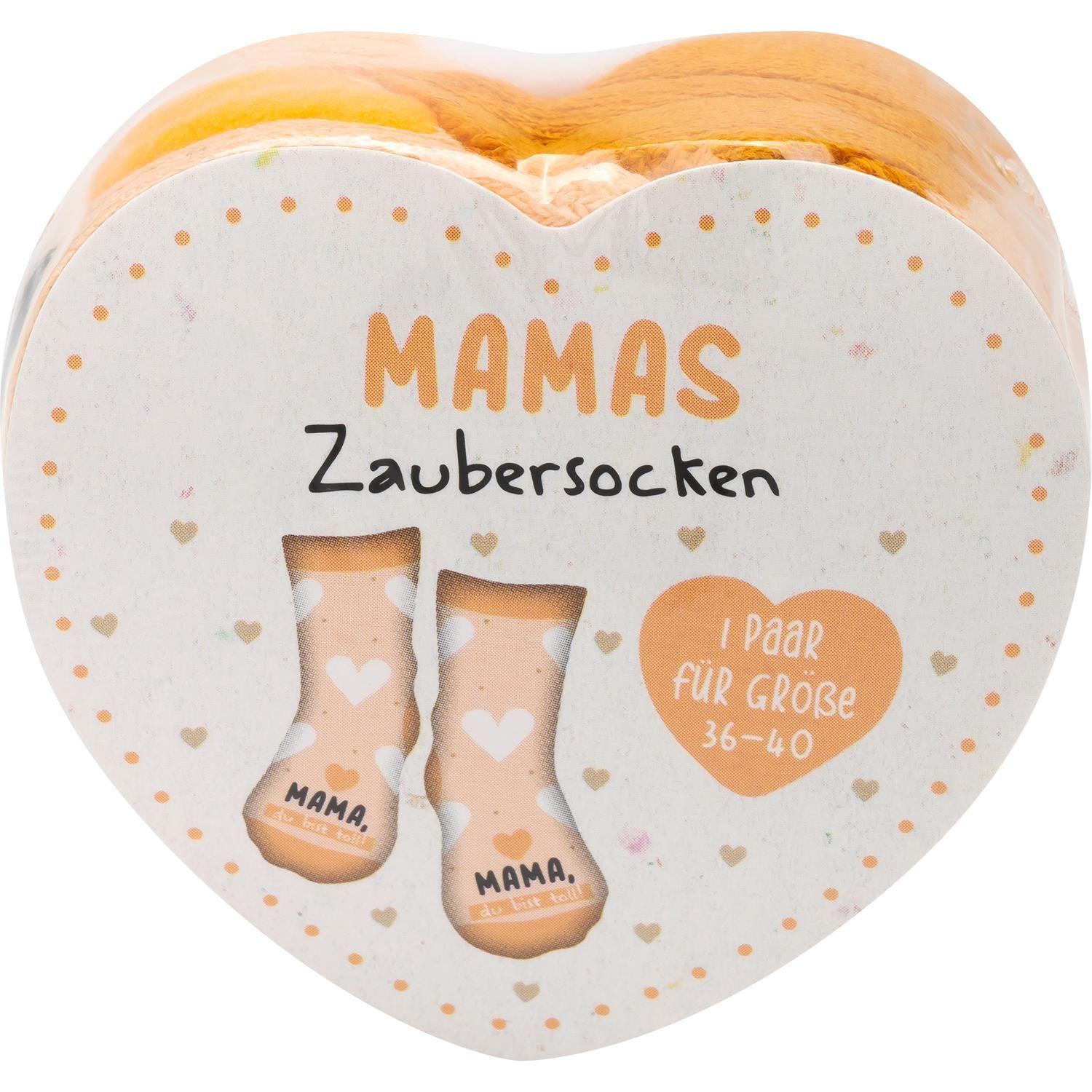Vorderes Coverbild GRUSS & CO Zaubersocken Motiv " Mama, du bist toll"