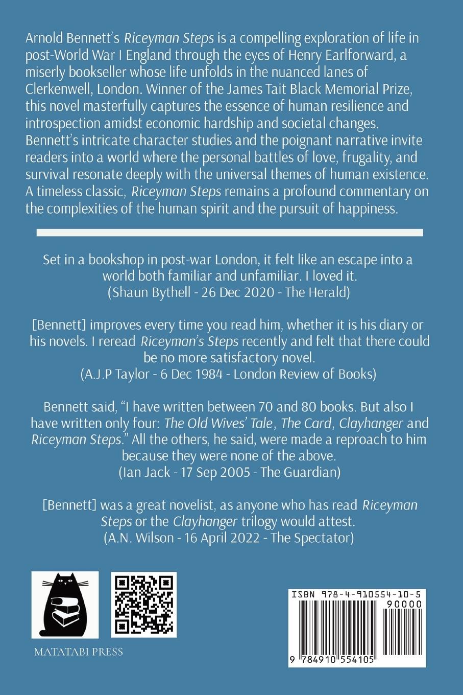 Rückseitencover Riceyman Steps