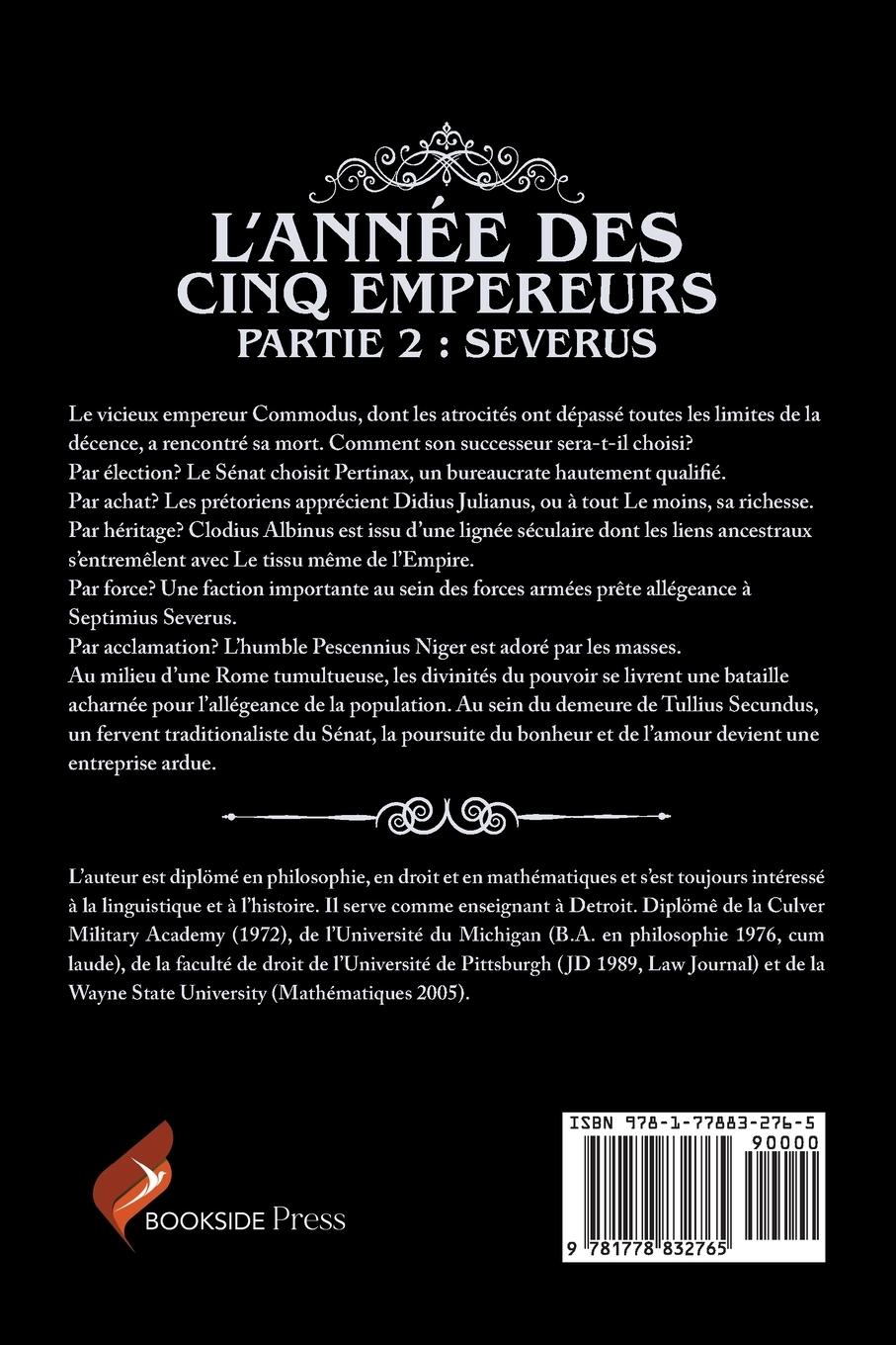 Rückseitencover L'année Des Cinq Empereurs