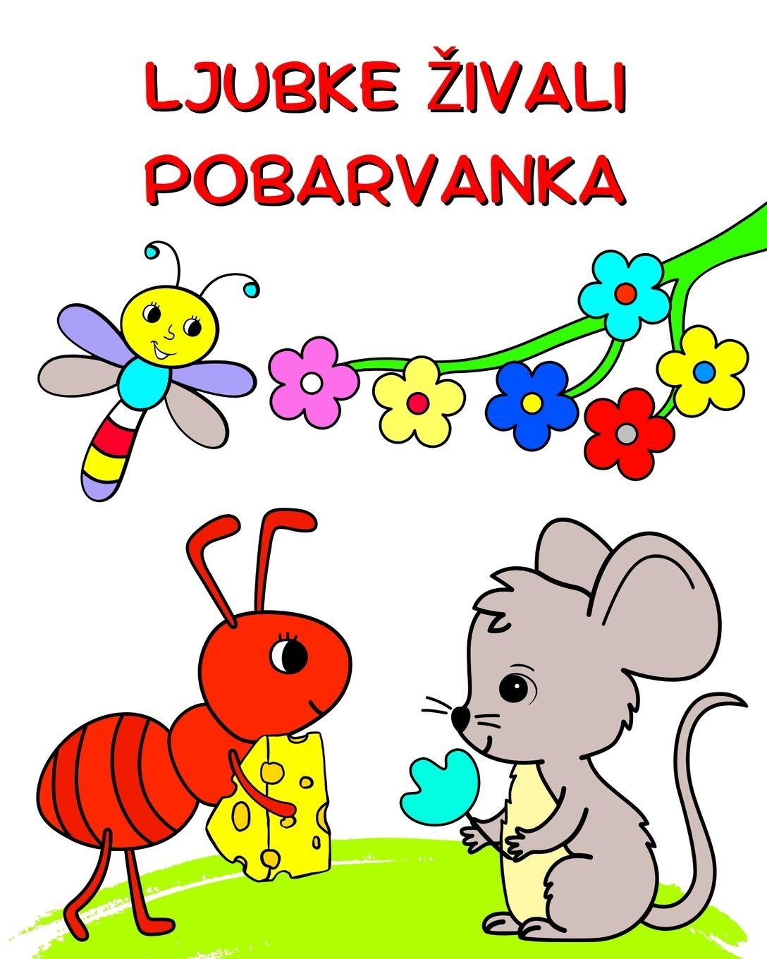 Vorderes Coverbild Ljubke ¿ivali Pobarvanka