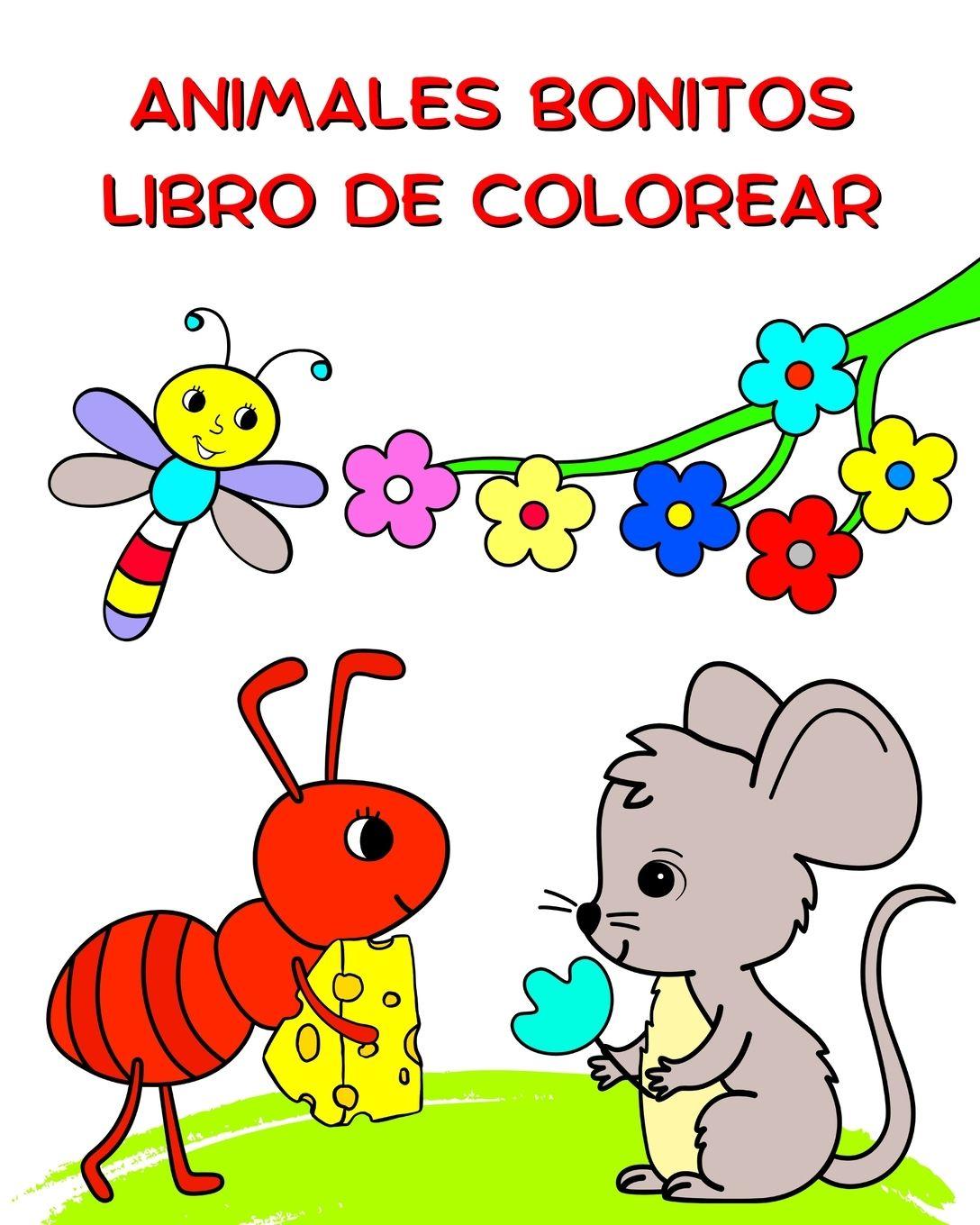 Vorderes Coverbild Animales Bonitos Libro de Colorear