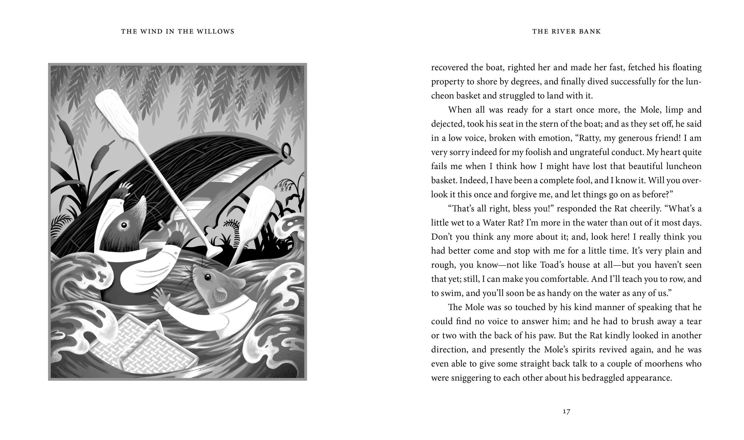 Beispielinhalt (Bild) The Wind in the Willows