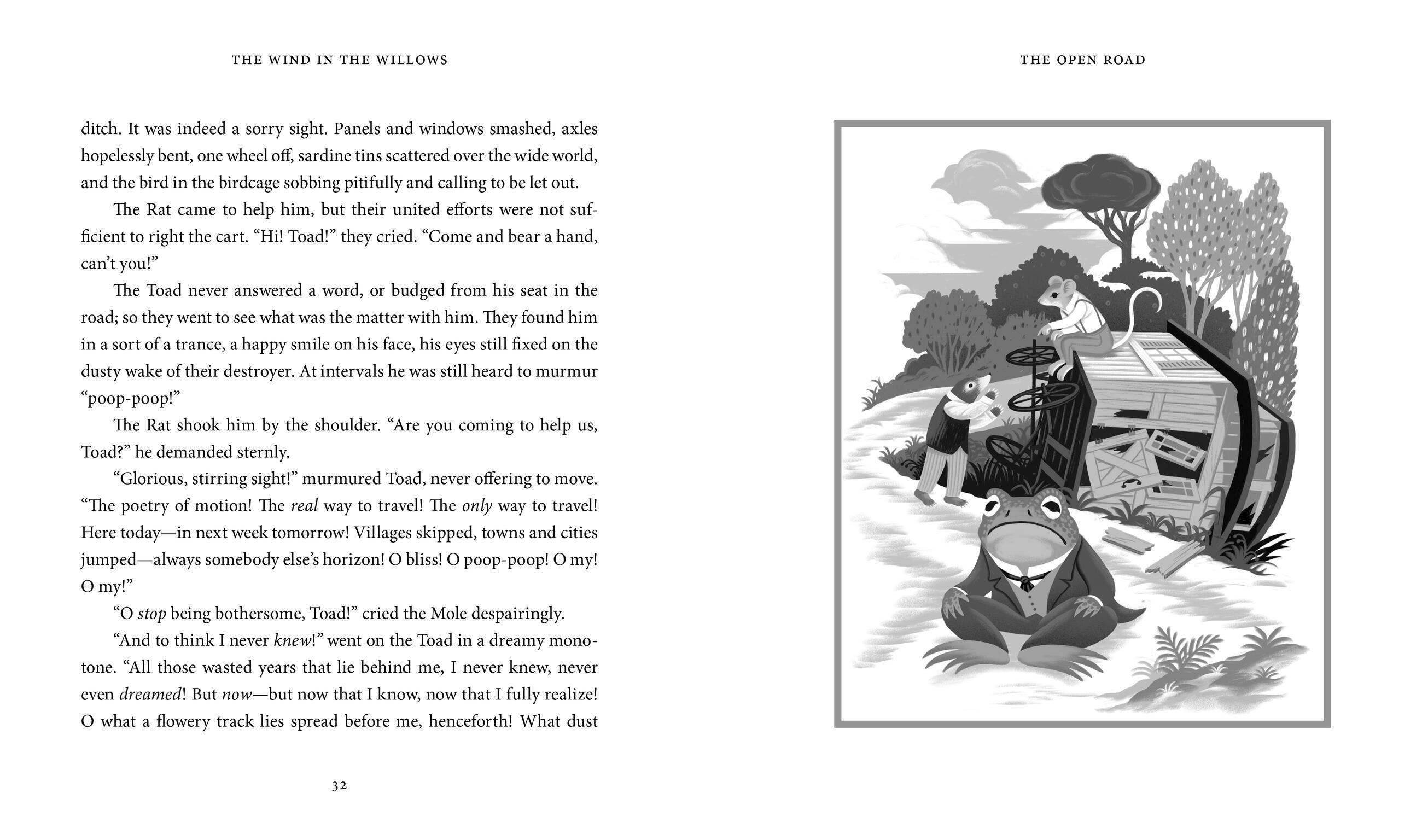 Beispielinhalt (Bild) The Wind in the Willows